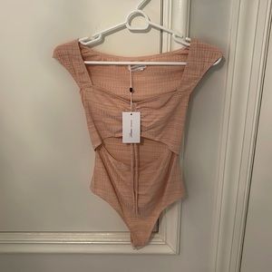 Lovers and Friends pink bodysuit